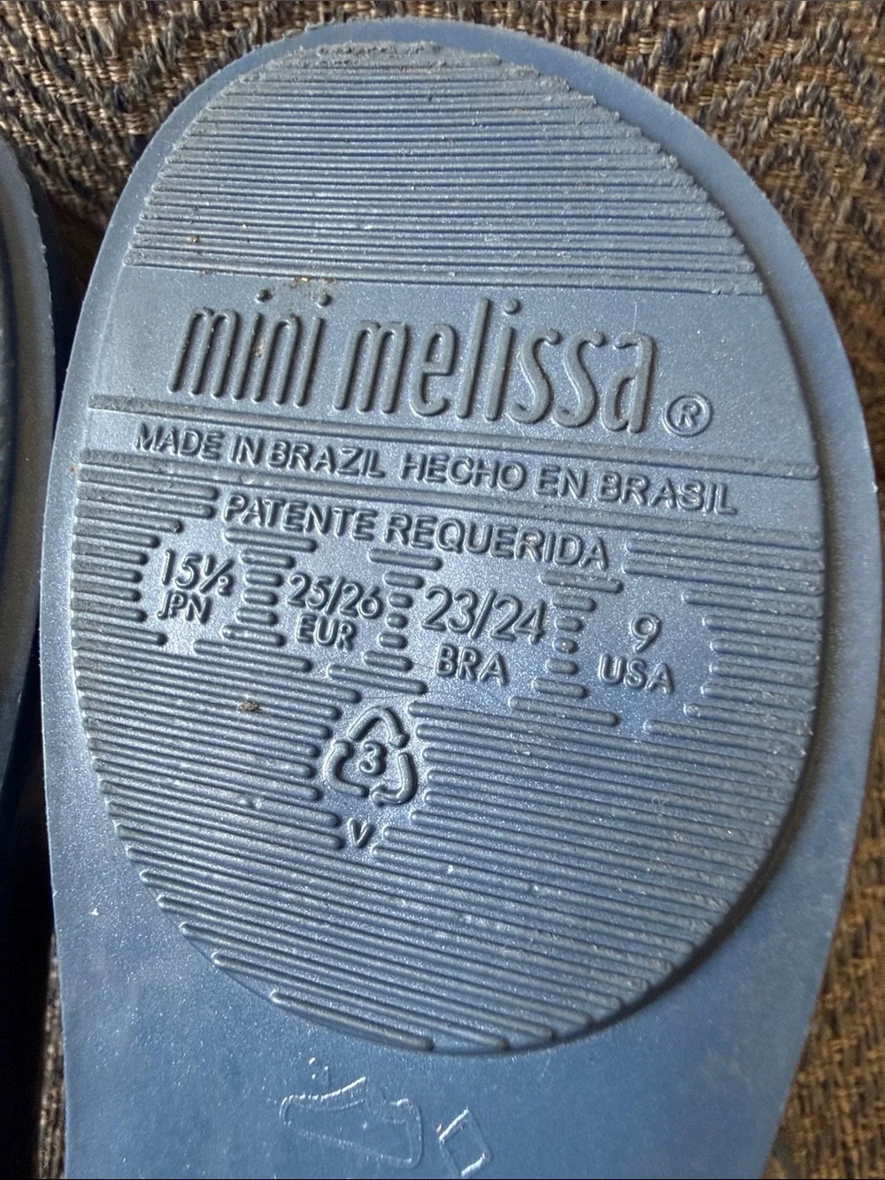 MINI MELISSA ULTRAGIRL PRINCESS jelly Shoes Size: 9